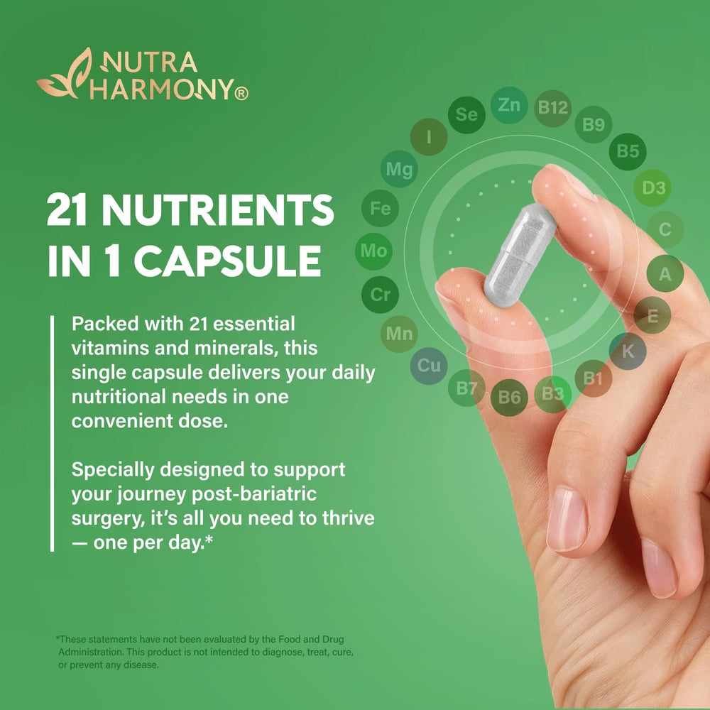 Sugar-free bariatric vitamin bottle