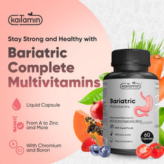 Gluten-free label on bariatric multivitamin bottle