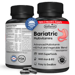 Bariatric Multivitamin with Iron bottle for post-surgery recovery