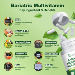 Vegan-friendly bariatric vitamin capsule