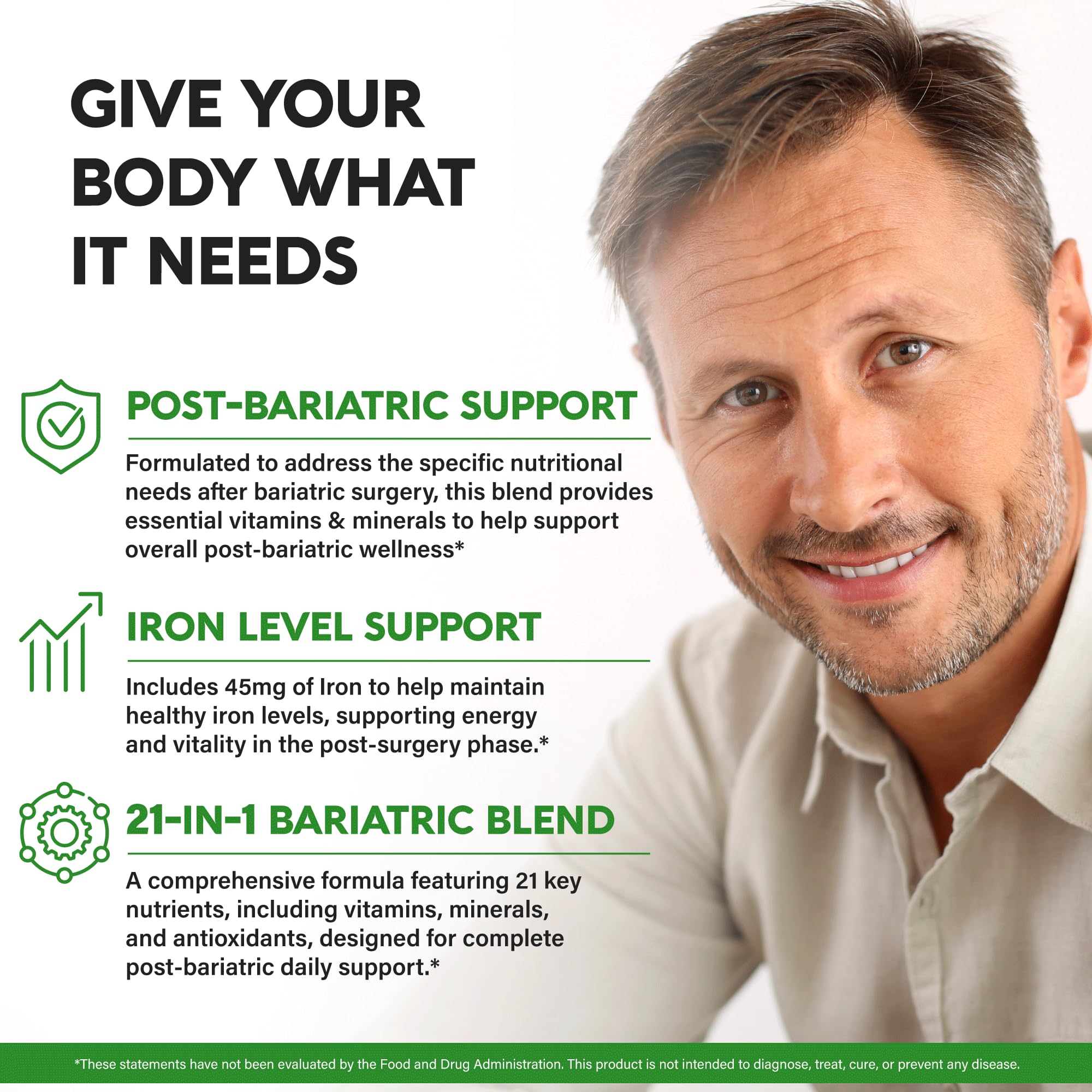 Made in USA seal on bariatric vitamin bottle