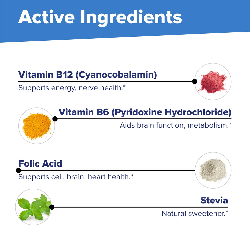 Bariatric and senior friendly sublingual vitamins