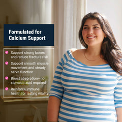Gluten-free bariatric calcium citrate supplement bottle on white background