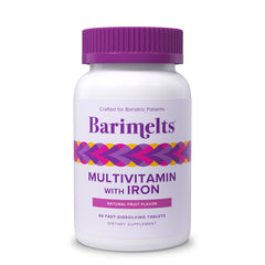 Barimelts bariatric multivitamin with iron packaging - 60-count