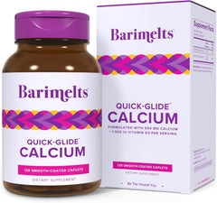 Barimelts Quick-Glide Calcium caplets – 500 mg calcium per serving