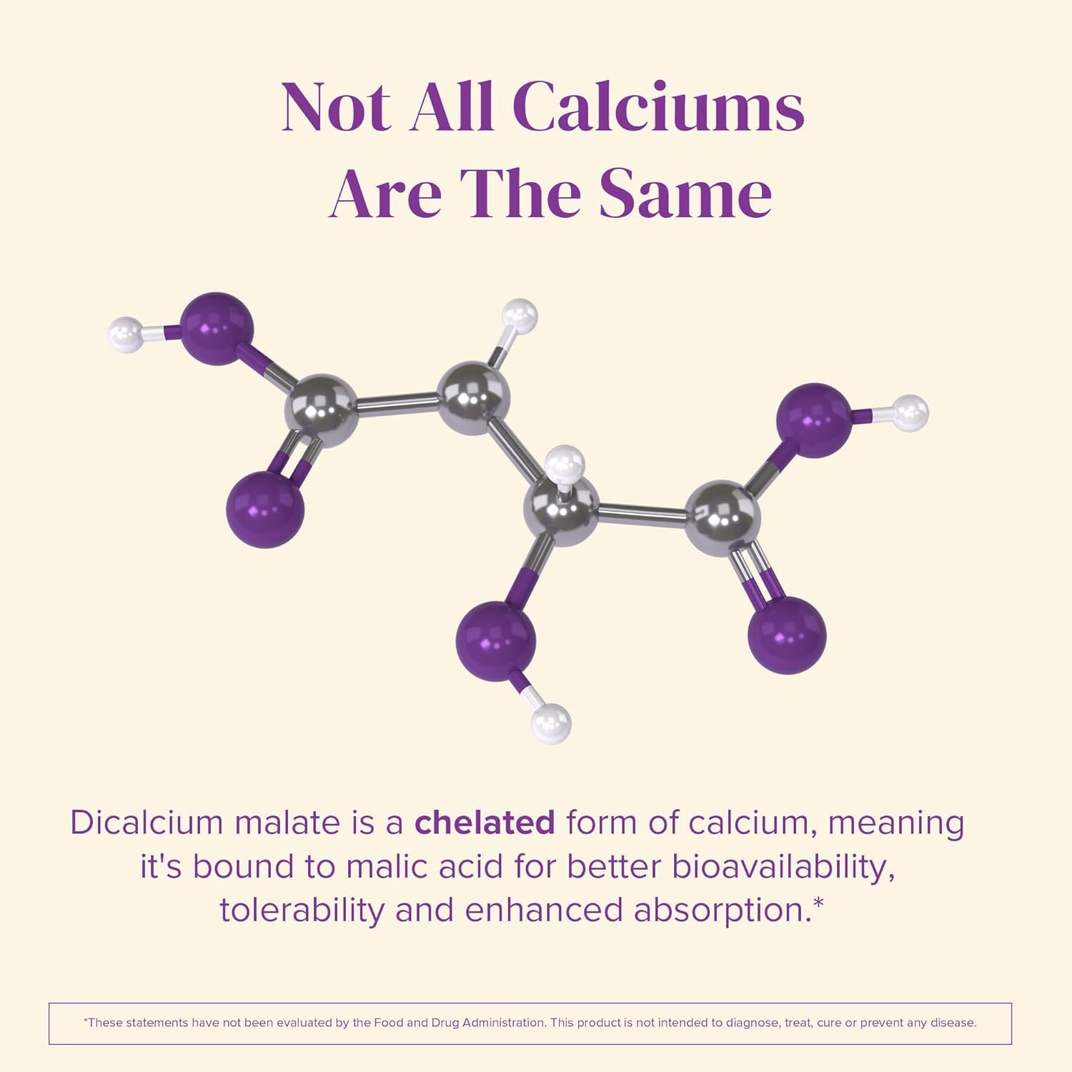 Bioavailable Dicalcium Malate calcium source