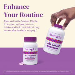 Two tablets daily recommended for post-bariatric patients