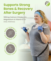 Calcium citrate chewable tablet designed for post-bariatric patients