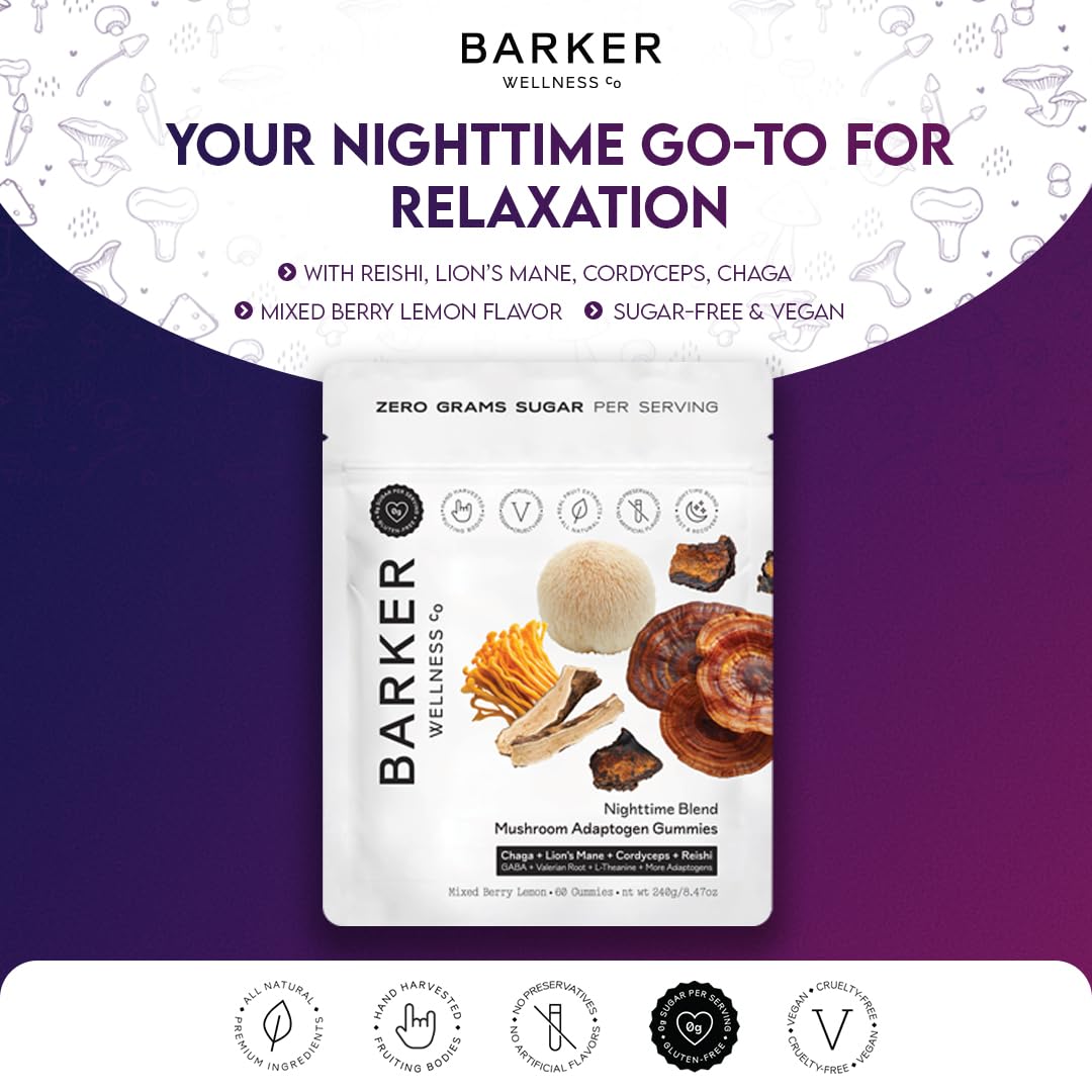 Two gummies recommended for nightly relaxation routine