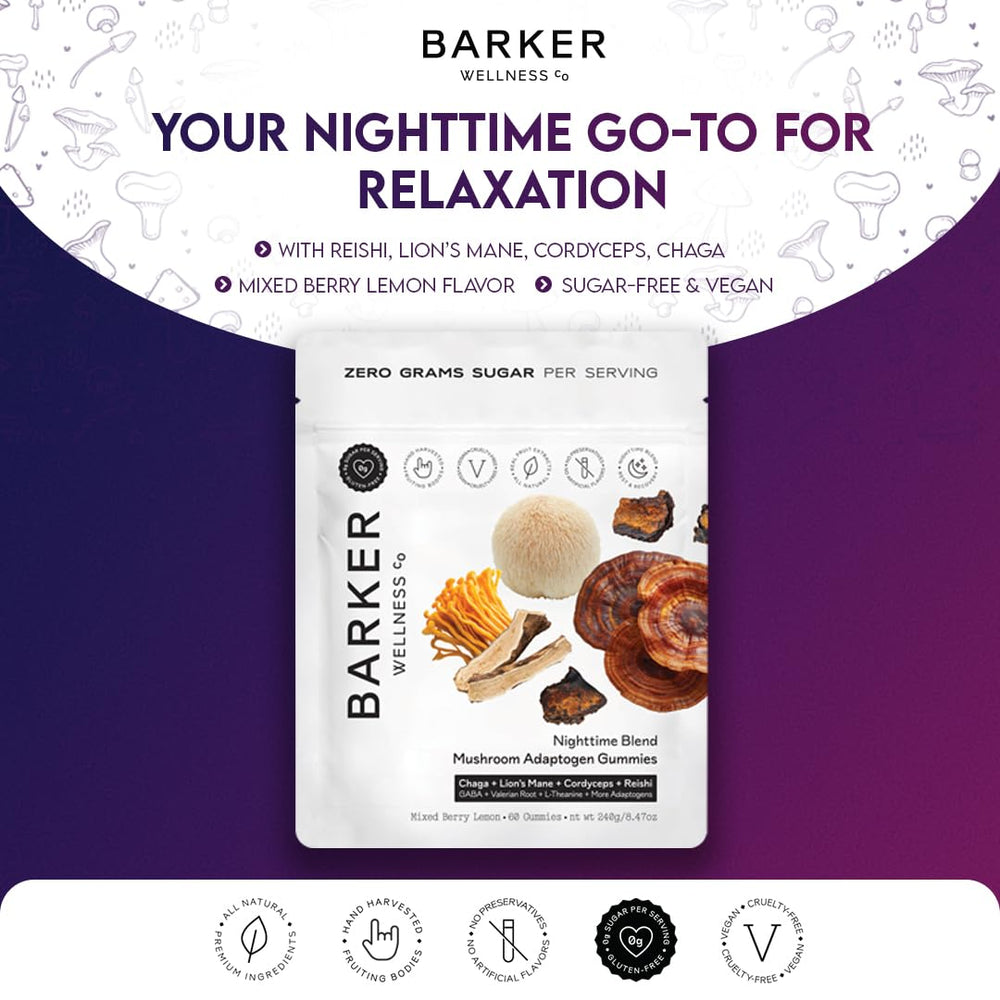 Two gummies recommended for nightly relaxation routine
