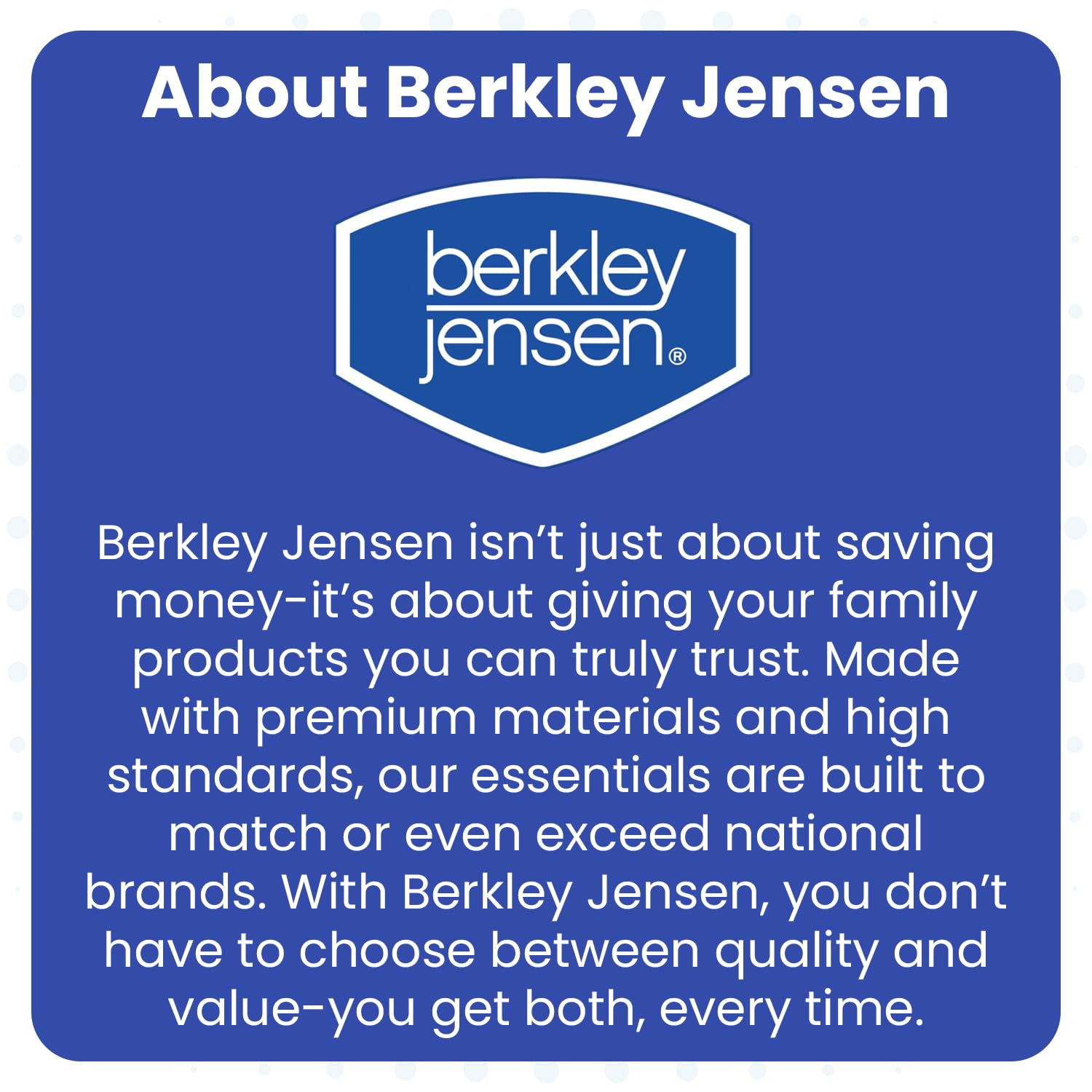 Product shot of Barkley And Jensen Floss Up 4 Count on white background