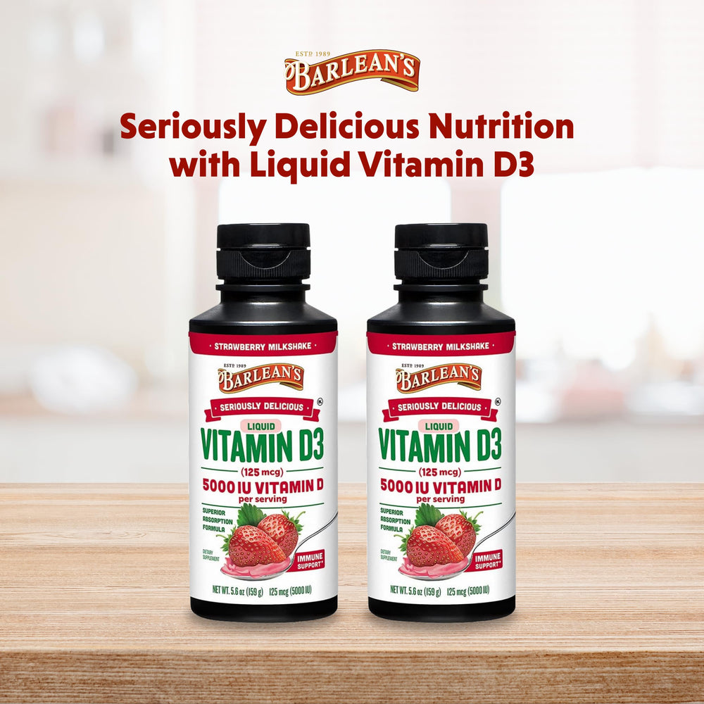Ingredient list for Barlean's Vitamin D3 Liquid
