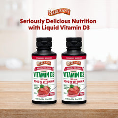 Ingredient list for Barlean's Vitamin D3 Liquid