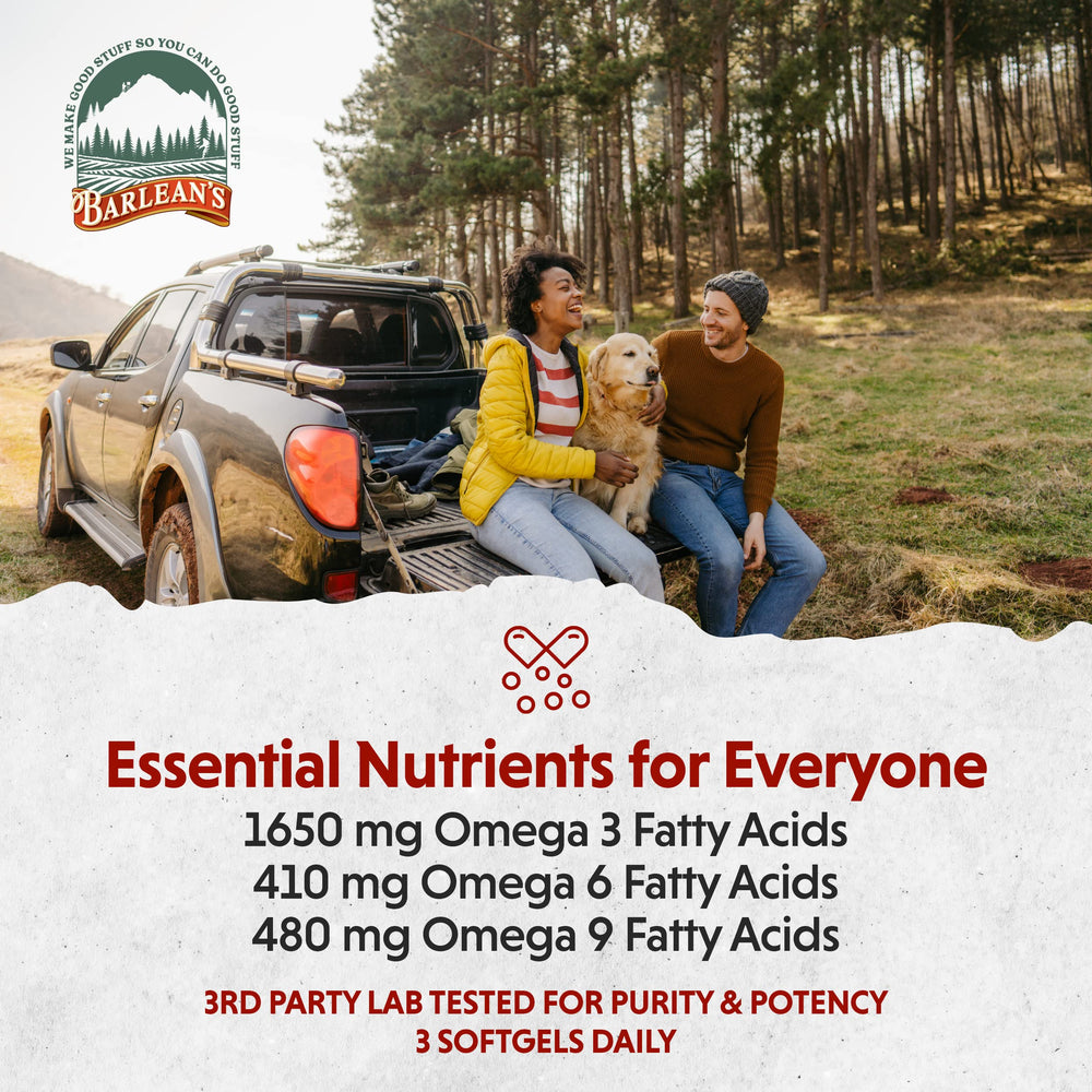Easy-to-swallow flaxseed oil softgels for on-the-go