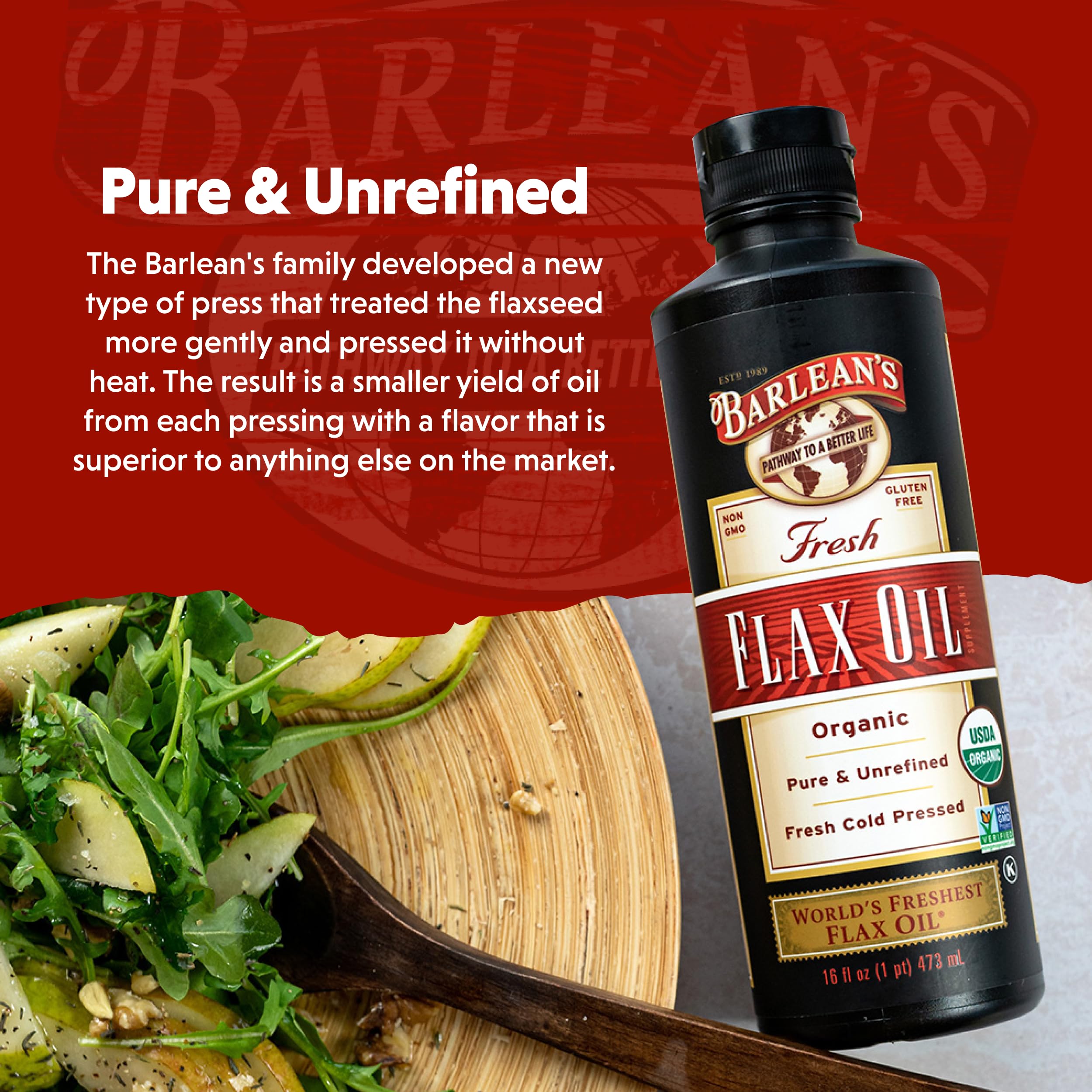 Serving ideas: spoonful, salad dressings, yogurt, oatmeal