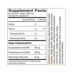 Barlean's Ideal Omega Max 3 bottle for daily daily use in orange flavor