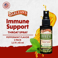 Barlean's Olive Leaf Complex Throat Spray 2-pack – back label