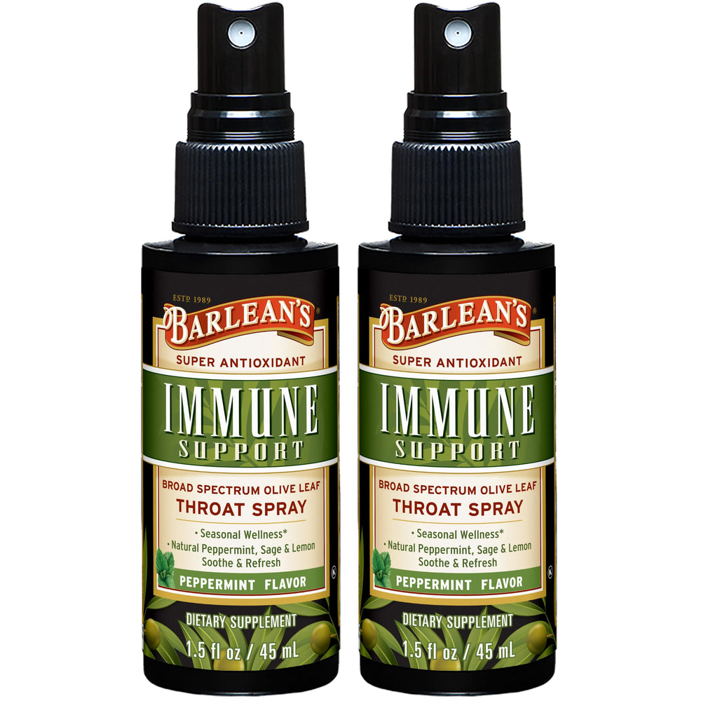 Barlean's Olive Leaf Complex Throat Spray 2-pack – front view