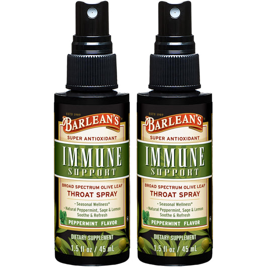 Barlean's Olive Leaf Complex Throat Spray 2-pack – front view