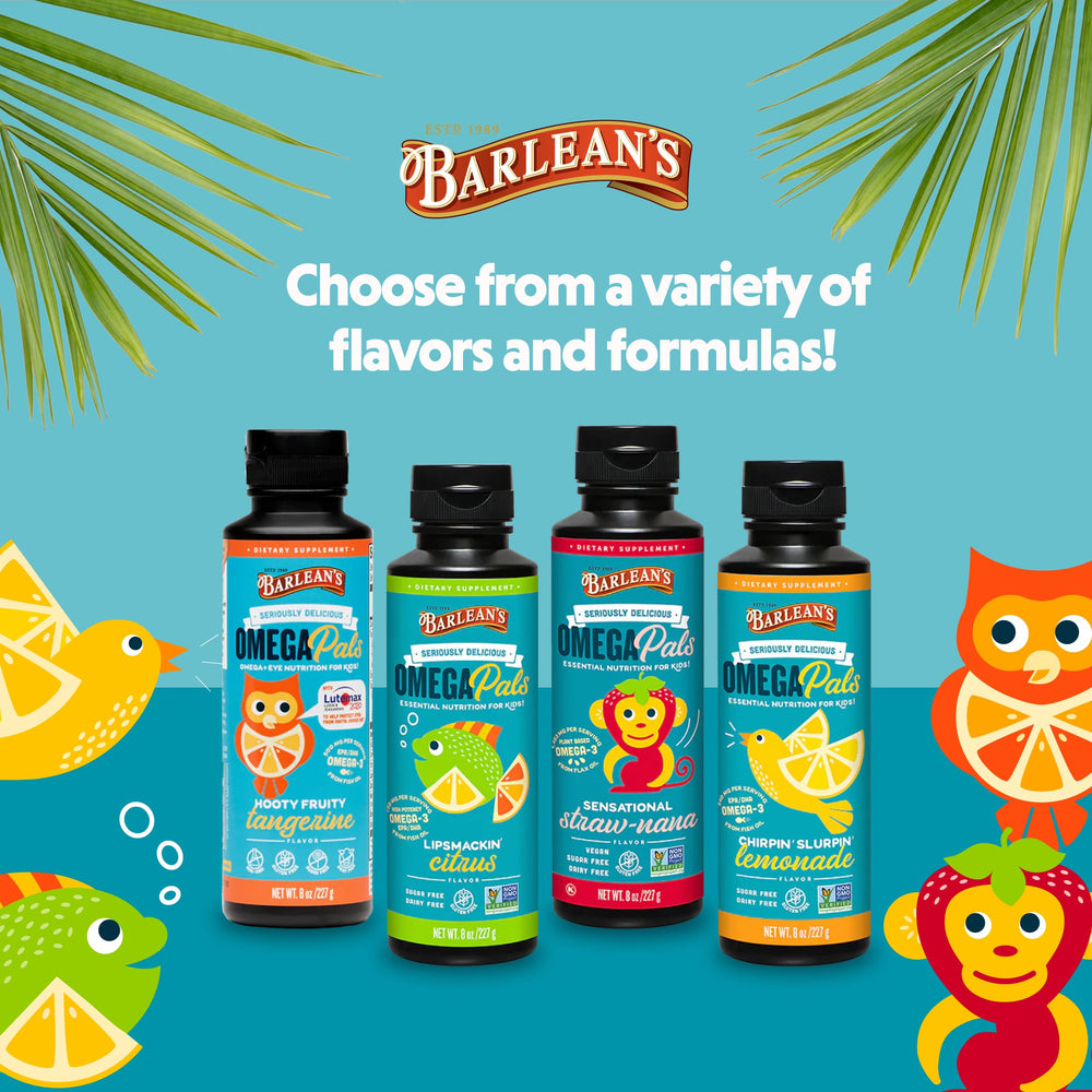 Barlean's Omega Pals for kids proudly made in the USA