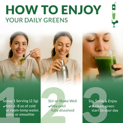 Barley grass juice powder jar provides 72 servings