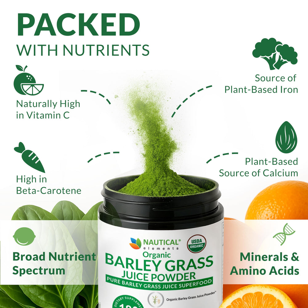 USDA Organic Gluten-Free Vegan barley grass powder