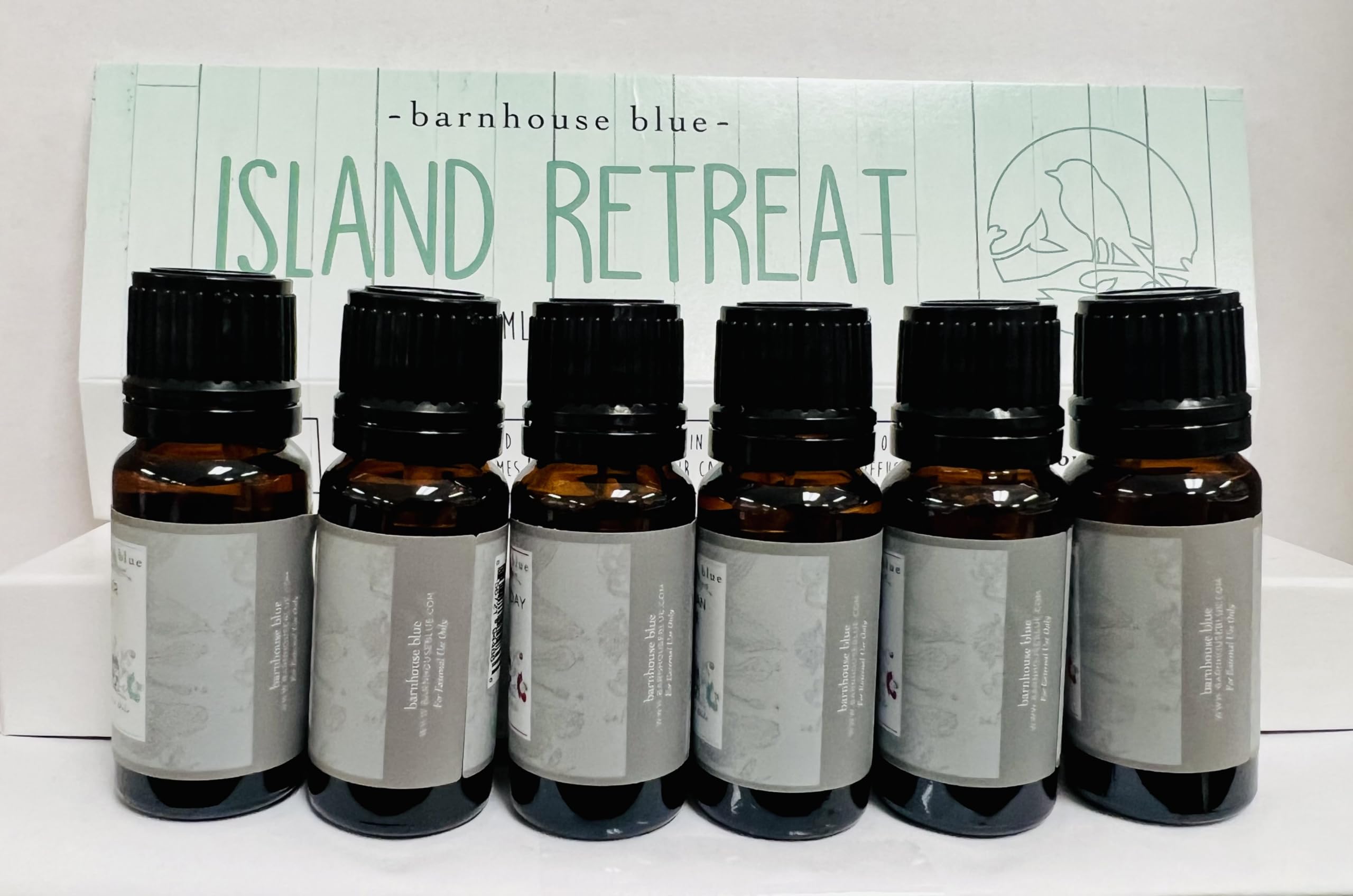 Barrier Reef fragrance oil bottle from Barnhouse Blue Island Retreat