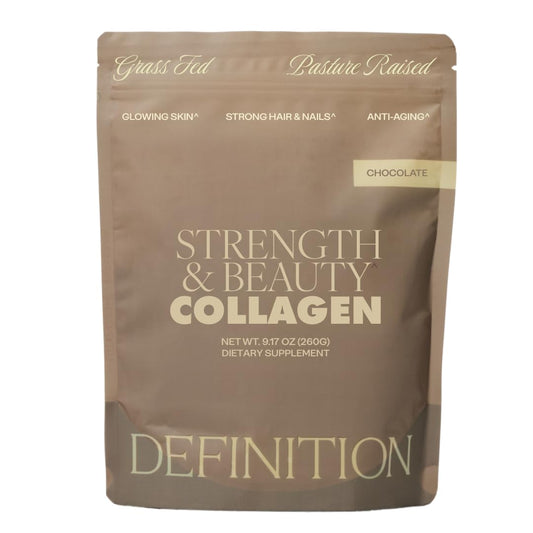 Barre Definition Chocolate collagen powder serving