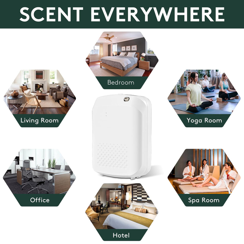 Office/spa room ambiance with Barthelemy diffuser in use