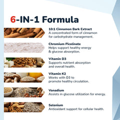 Vitamin D3 and K2 on label for bone-support nutrients.
