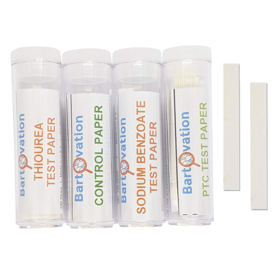 Bartovation Super Taster Lab Kit - vial with 100 paper strips