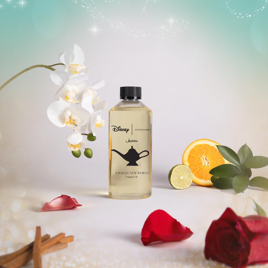 Base notes oud wood, teak, sandalwood in Aroma360 fragrance oil