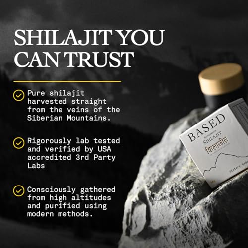Fulvic acid-rich Based Shilajit Resin with minerals