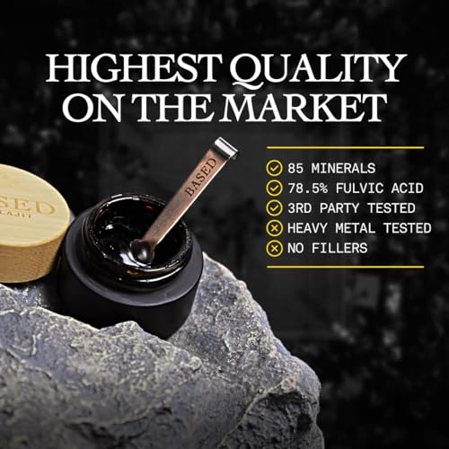 Shilajit Resin showing trace minerals