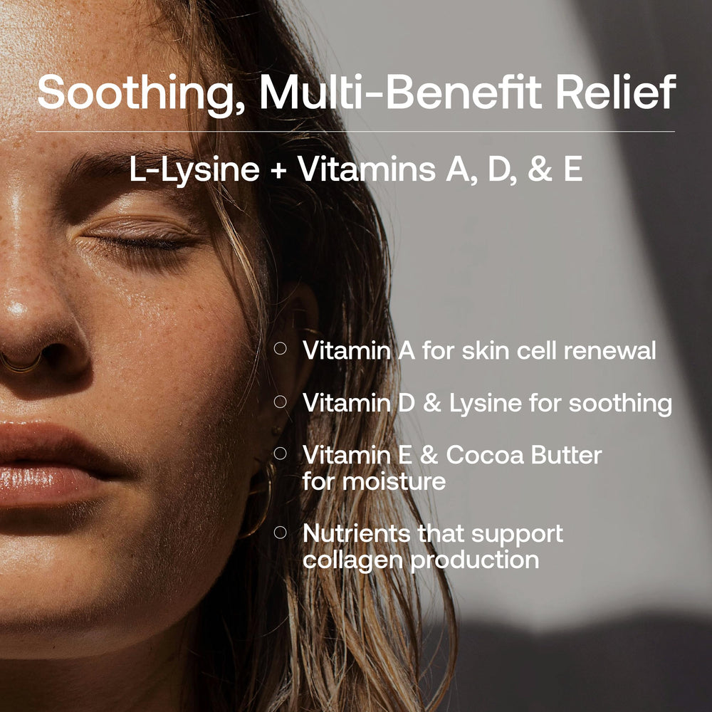 Close-up of the Basic Brands Lip Ointment texture showing rich hydration.