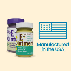 Basic Organics Vitamin E Ointment bottle-in-hand demonstrates portable antioxidant skin support.