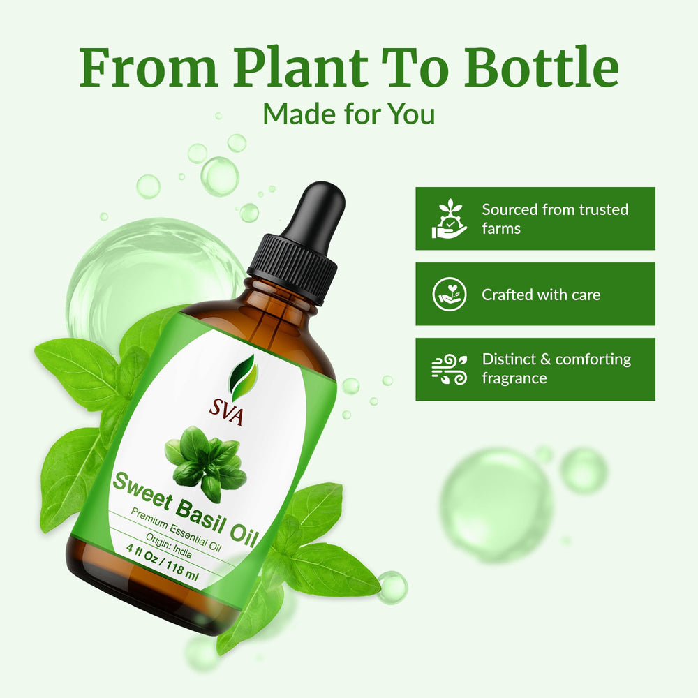 Skin care: basil essential oil for nourishment