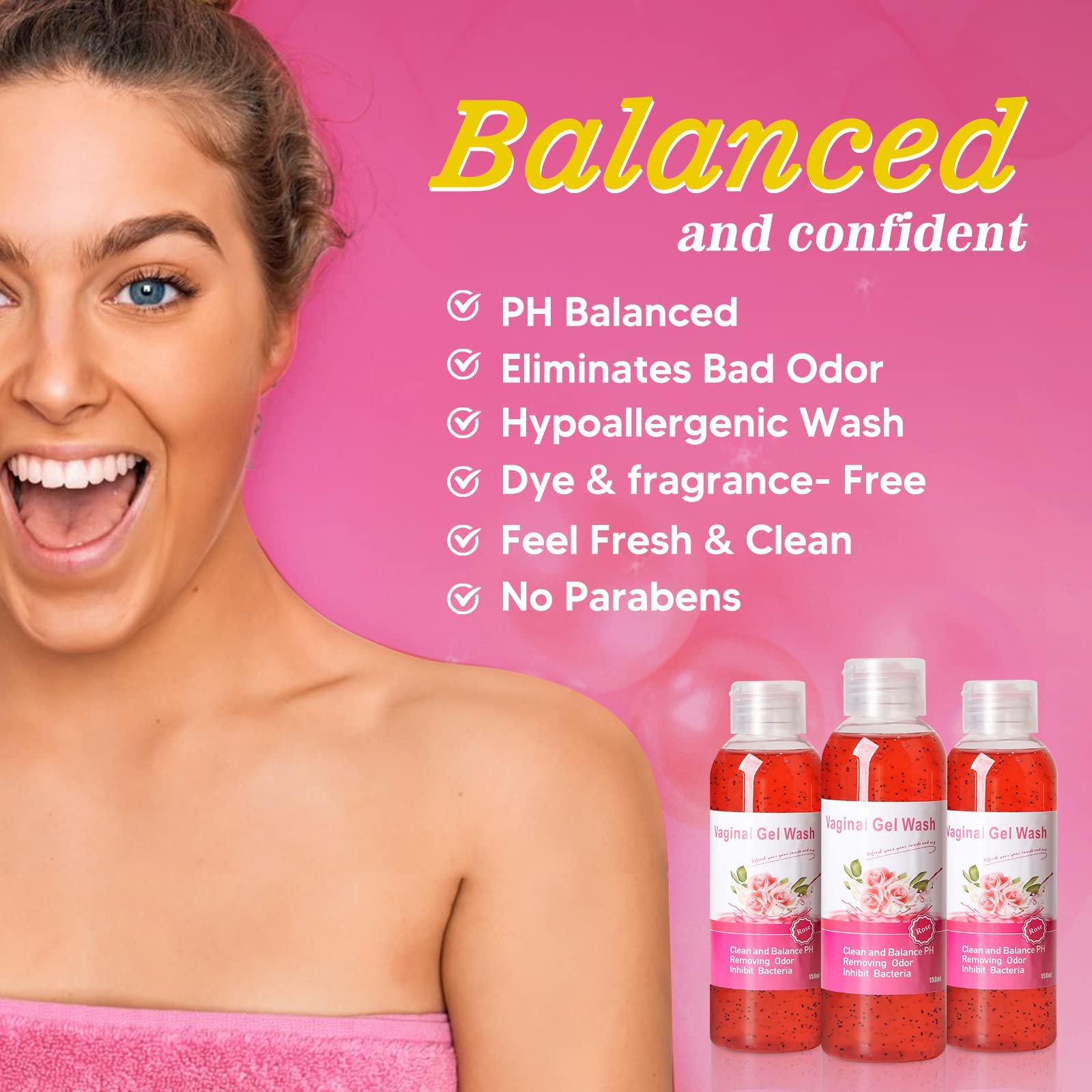 BASSI yoni oil application shows moisturizing routine for sensitive skin