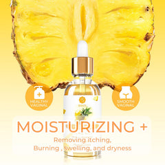BASSI yoni oil strawberry pineapple peach scent bottle with refreshing fragrance
