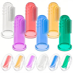 Bassion 6-pack baby finger toothbrush set