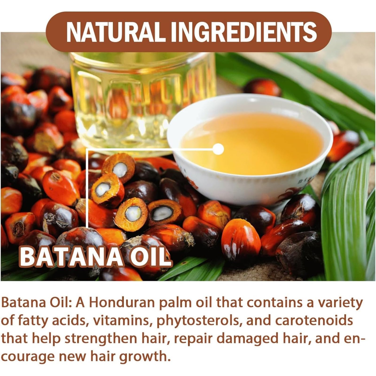 Batana Oil nourishes hair as part of a daily routine.