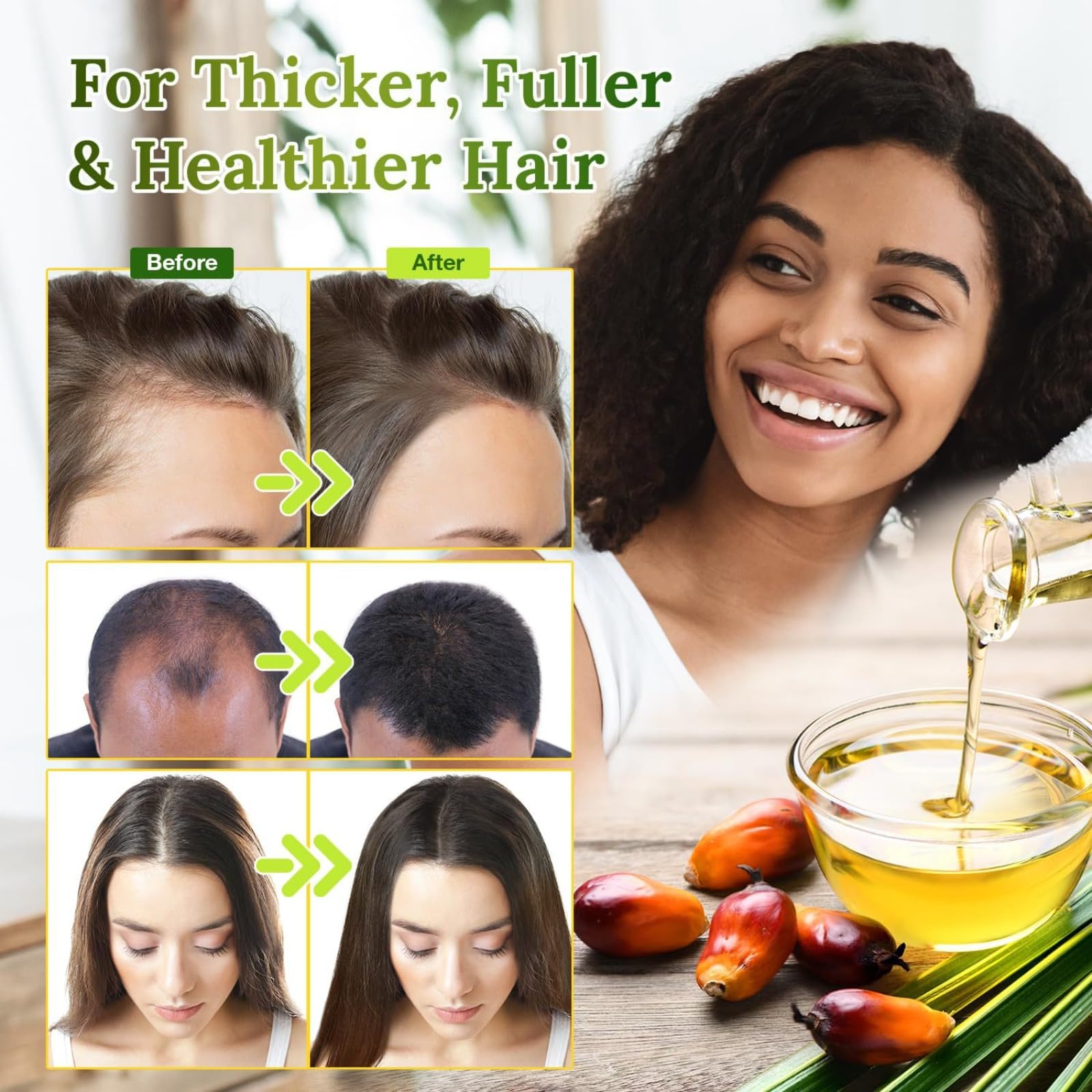 Batana Oil pours to show smooth, pure oil texture.