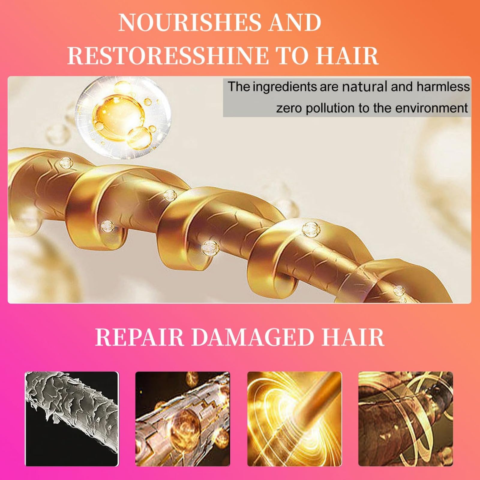 Batana Oil adds shine and reduces frizz for healthier hair.
