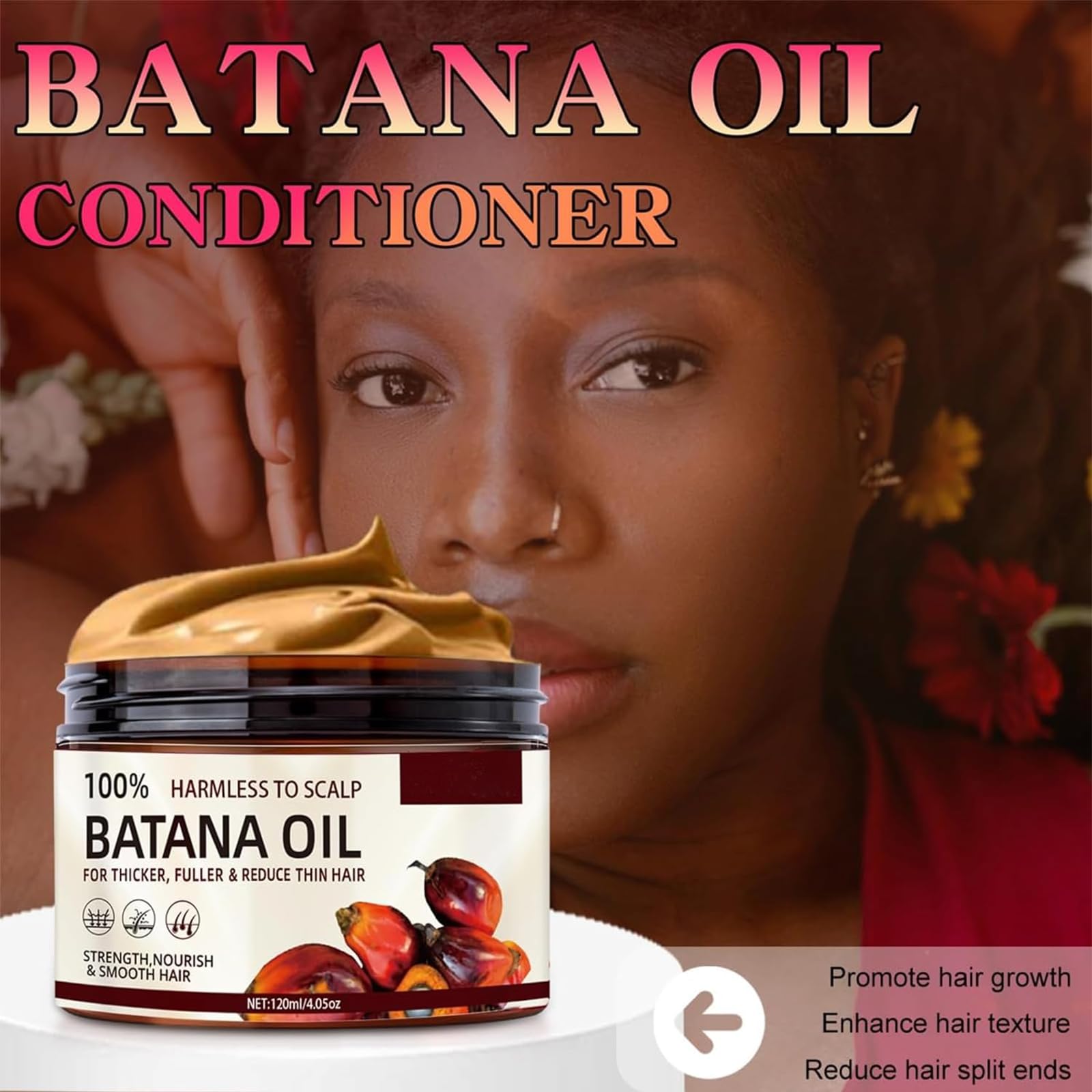 Batana Oil texture close-up highlighting rich consistency.