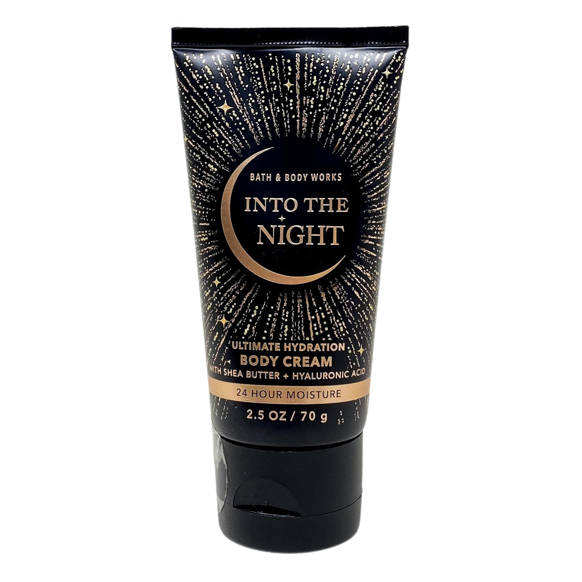 Bath and Body Works Into The Night travel size cream front view for on the go hydration