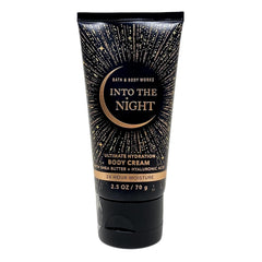 Bath and Body Works Into The Night travel size cream front view for on the go hydration