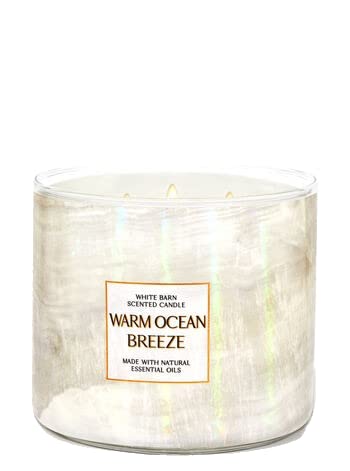 Bath & Body Works White Barn 3-Wick Candle dusk pour for relaxing evenings and coastal ambiance