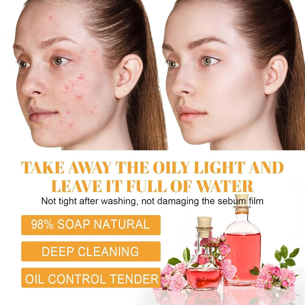 Bath and face cleanser set: versatile use on body and face
