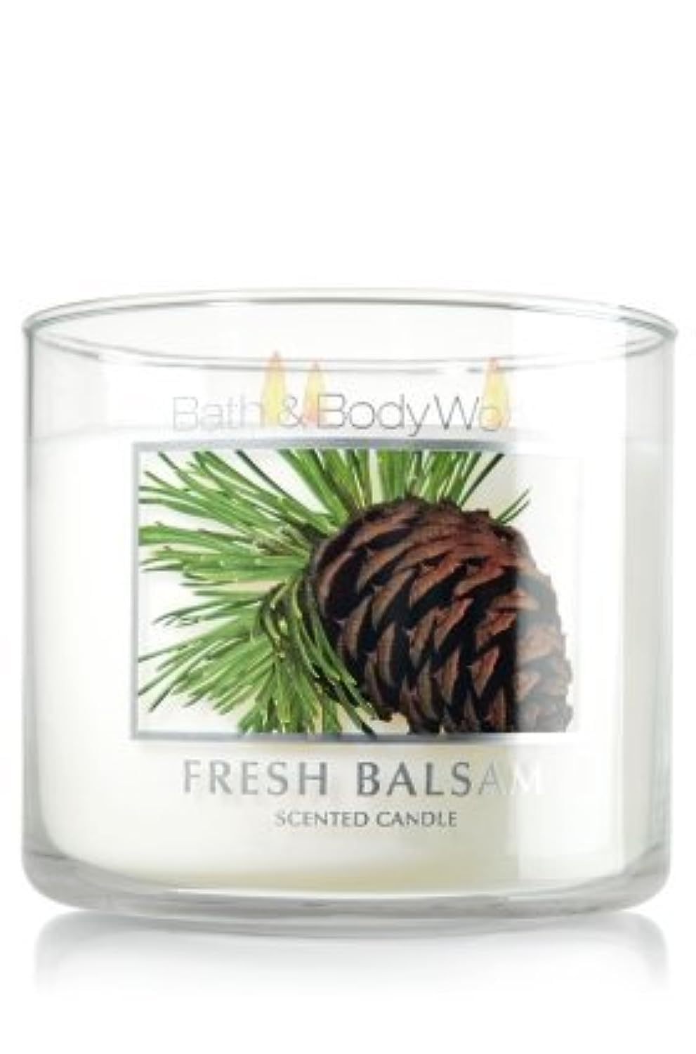 Bath & Body Works Slatkin & Co. Fresh Balsam 3-Wick Candle, 14.5 oz