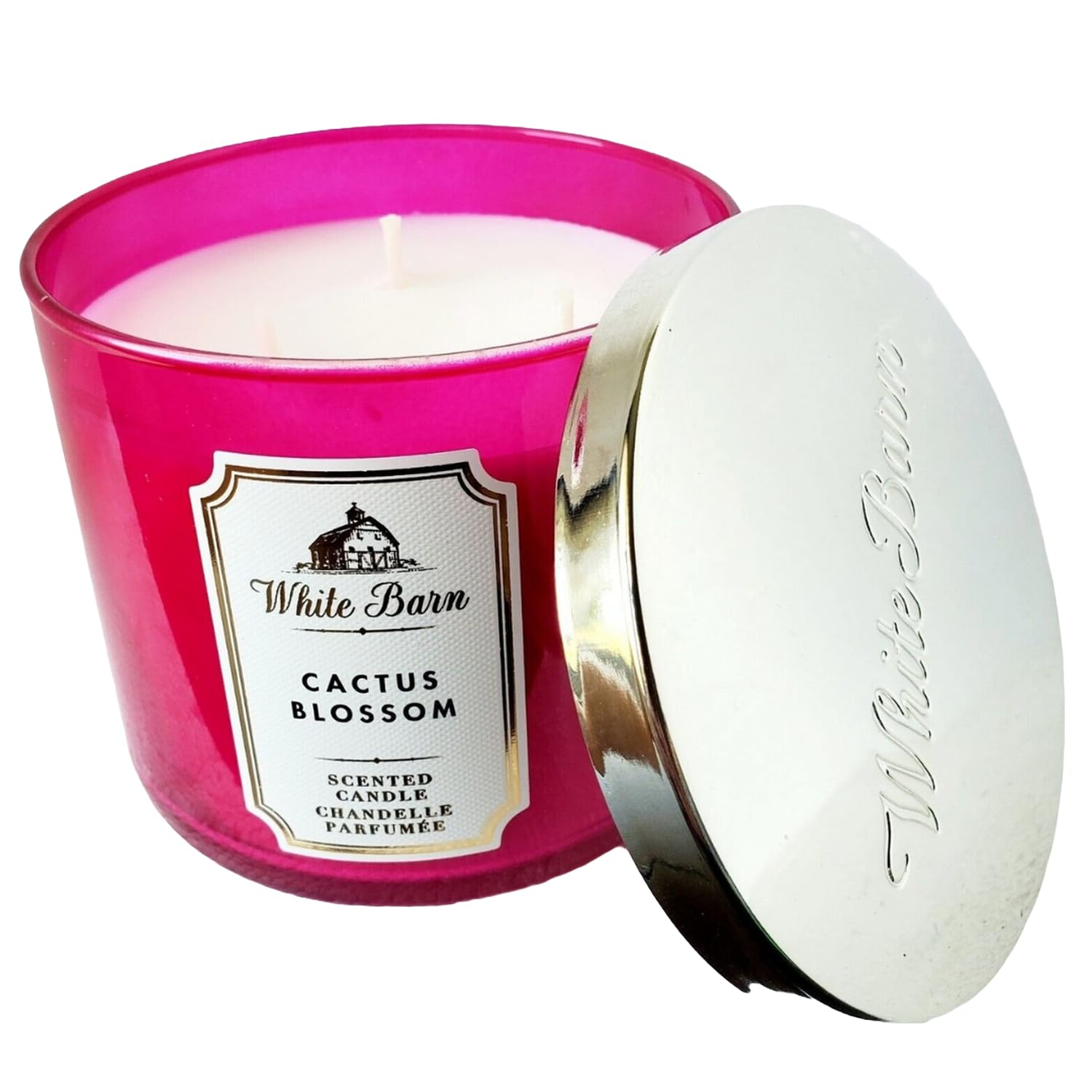 Unlit wicks close-up of Cactus Blossom candle